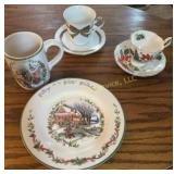 Cup And Saucer Christmas Collection