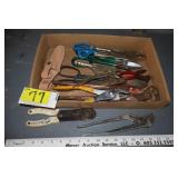 pliers, snips, vise grips, etc