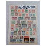 Lot Of Over 100 Stamps From New Zealand Dated