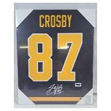 Sidney Crosby Jersey Number Plaque. Plaque is 11"