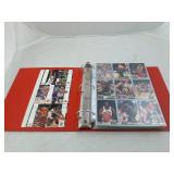 92-93 Topps Baseball collector cards in binder