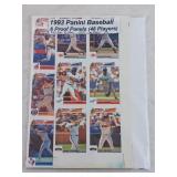 Lot Of 1993 Panini Baseball Proof Panels,