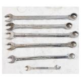 6 pieces of Snap-on 9/16", 1/2", 7/16", 3/8",