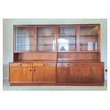 Elegant 2 piece Rosewood cabinet.