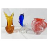 Collection of art and glass work