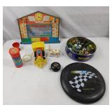 Vintage toys and marbles