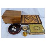 Lovely Storage boxes, bowl, chest, etc