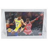 LAKERS VS CHICAGO BULLS POSTER. 13" X 19"