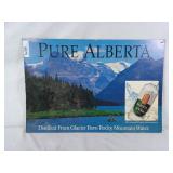 Double sided Pure Alberta Vodka poster board