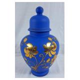 Stunning Made in Italy Blue Glazed lidded jar