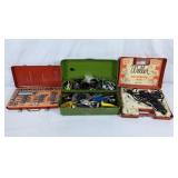 Tap & Die kit, soldering gun, metal tool box,