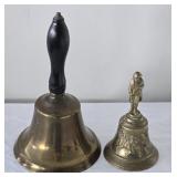 Brass 10" School Bell & Napoleon Heavy Bell