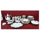 69 piece Royal Albert Old Country Roses Bone