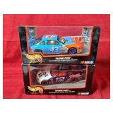 1/24 hot wheels nascar replicas #43 & #12