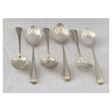 Set of 6 Birks Sterling Silver 5.25" Spoons