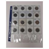 Page of 16 Canada Large Cents. Nice Lot.