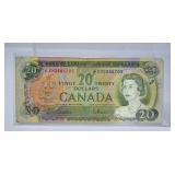 1969 Canada $20 Bill