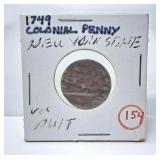 1749 Colonial Penny