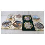 8 collector plates! Various scenic designs