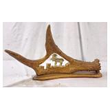 Decorative Faux Antler with Moose design