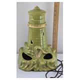 Ceramic Retro Lighthouse TV Lamp