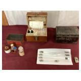 Vintage Water Test Kit, Bottles Tins, Straps/Belt