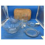 Vintage Pattern Glass & Stemware & Glass Mugs &
