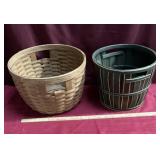 Longaberger Basket & No Name Halloween Basket