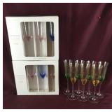 Home Etchings, Champagne Flutes