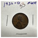 1932-D WHEAT PENNY CENT