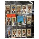 LOT OF 15 VINTAGE TOBACCO CARDS PLAYER CRICKETEERS