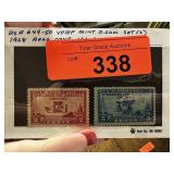 649-50 MINT OG SET 1928 AERO CONFERENCE STAMPS