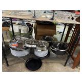 LOT OF COOKWARE HENCKELS MORE