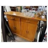 PRETTY VINTAGE BAR W CABINET