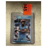 1985 FLEER KIRBY PUCKETT ROOKIE CARD