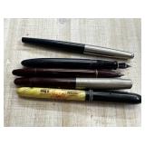 LOT OF 5 AS IS FOUNTAIN PENS