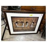 LARGE FRAMED BALLET THEME WALL DECOR