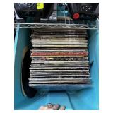 LARGE BIN OF VINYL RECORDS