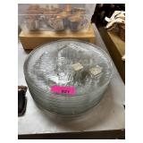 LARGE LOT OF CHRISTMAS ROUND PLATTERS