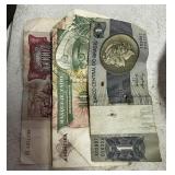 3PC FOREIGN CURRENCY NOTES