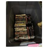 LARGE BIN OF DVD