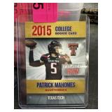 PATRICK MAHOMES FOOTBALL CARD