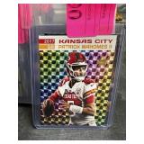 PATRICK MAHOMES II FOOTBALL CARD