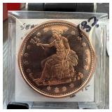 1 OZ TRADE DOLLAR COPPER BULLION COIN