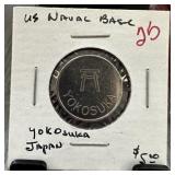 YOKOSUKA US NAVAL BASE OPEN MESS TOKEN