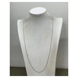 STERLING SILVER CHAIN NECKLACE-ITALY