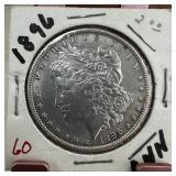 1896 MORGAN SILVER DOLLAR HIGH GRADE