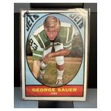 1967 TOPPS  FOOTBALL CARD GEORGE SAUER