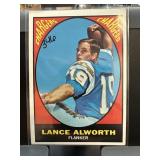 1967 TOPPS BASEBALL CARD LANCE ALWORTH