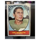 1967 TOPPS JOE NAMATH FOOTBALL CARD